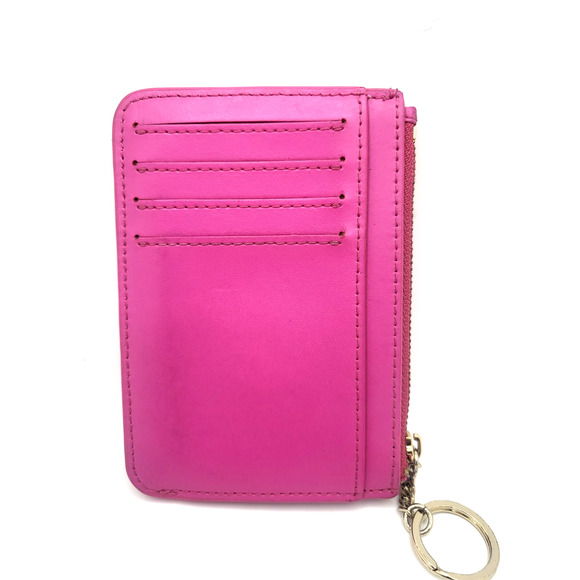 Kate Spade Wallet Coin Purse Key Chain Zipper L-Zip Card Holder - Picture 2 of 5